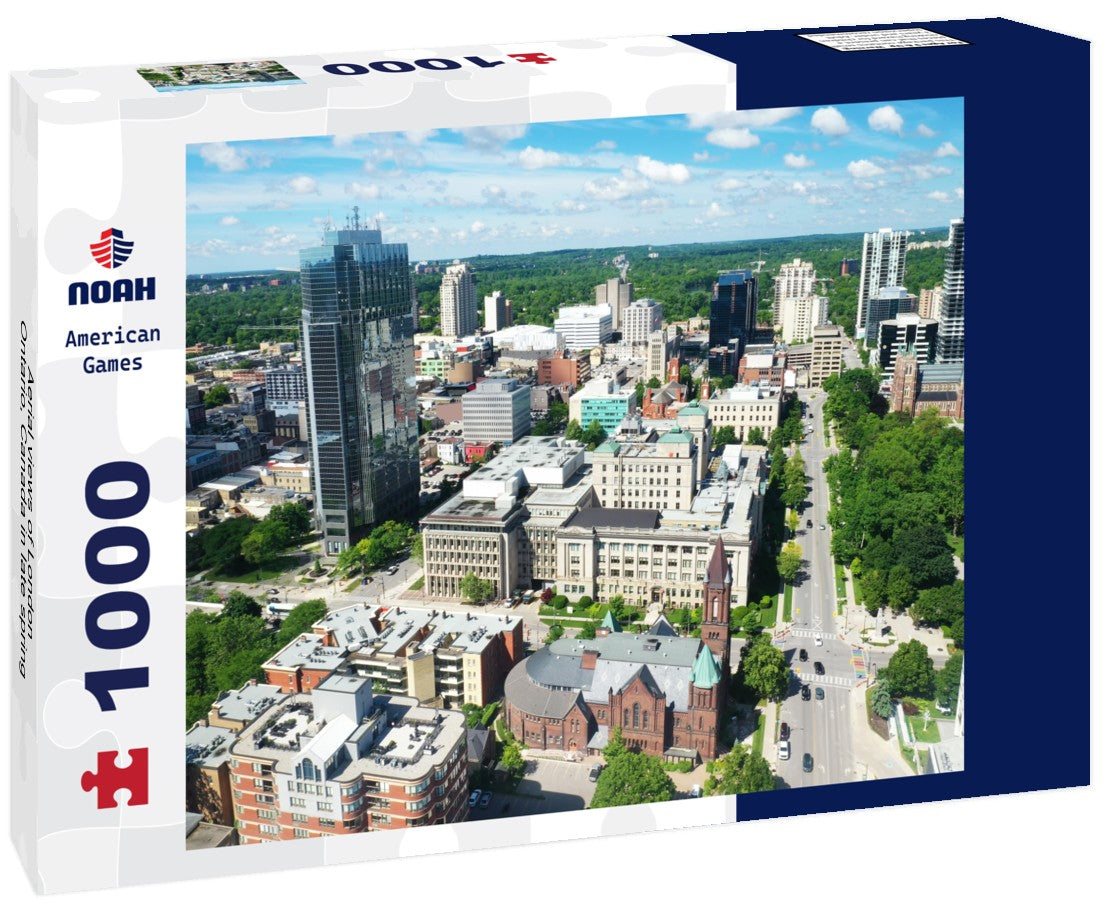 Noah Jigsaw Puzzle Aerial views of London, Ontario, Canada in late spring 1000 pieces