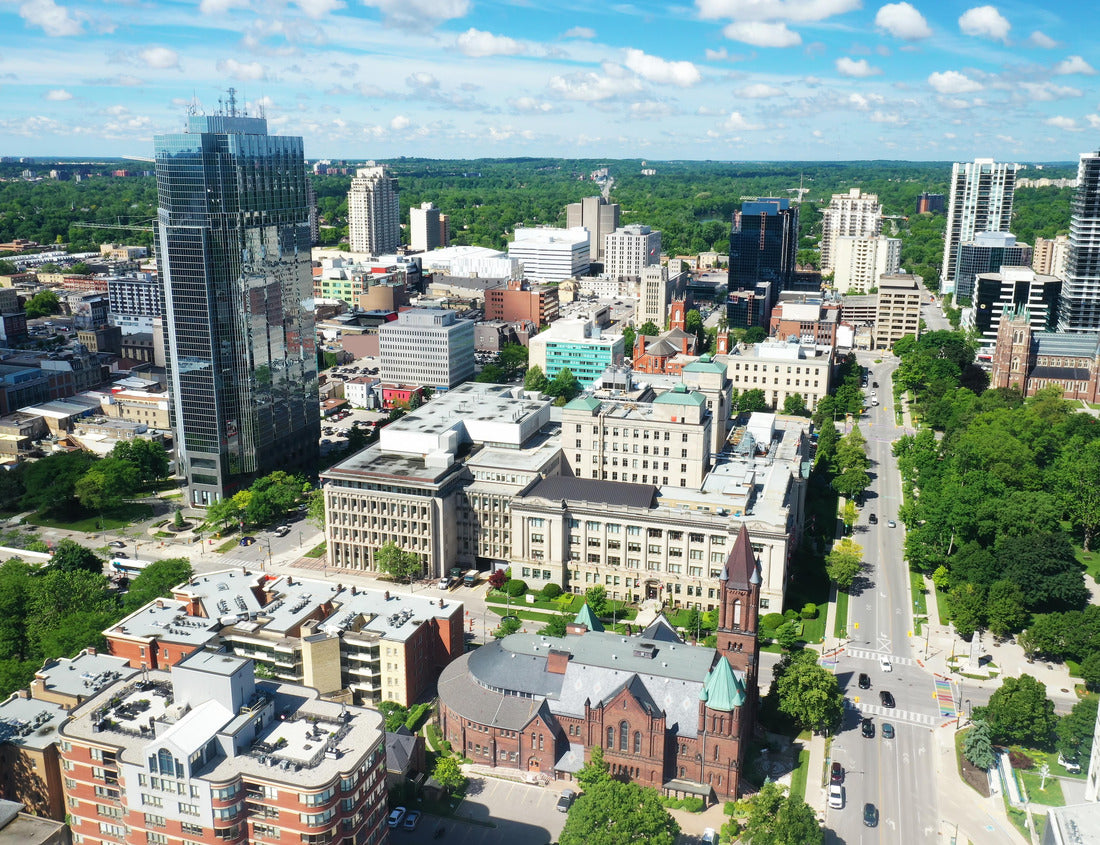 Noah Jigsaw Puzzle Aerial views of London, Ontario, Canada in late spring 1000 pieces