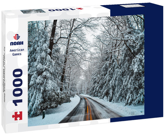 Noah Jigsaw Puzzle Icy road in Coopers Rock State Forest, West Virginia 1000 pieces
