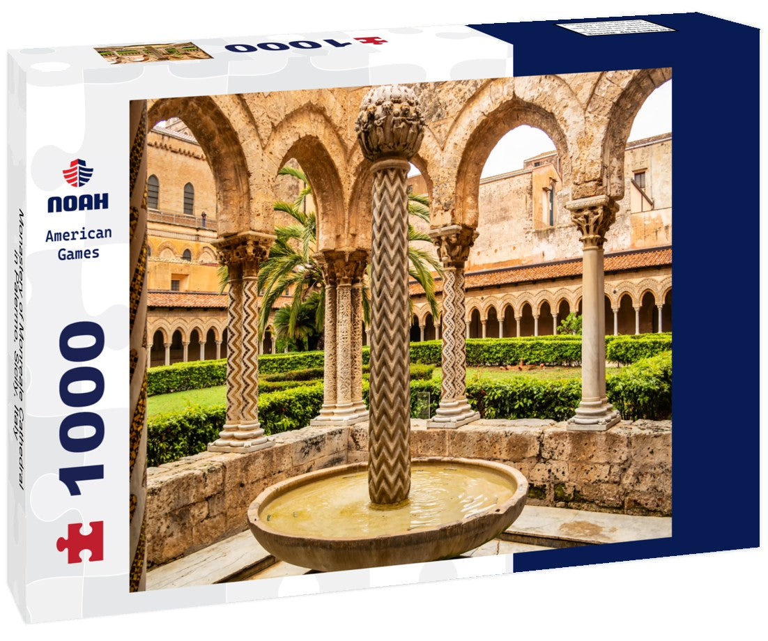 Noah Jigsaw Puzzle Monastery of Monreale Cathedral in Palermo, Sicily, Italy 1000 pieces