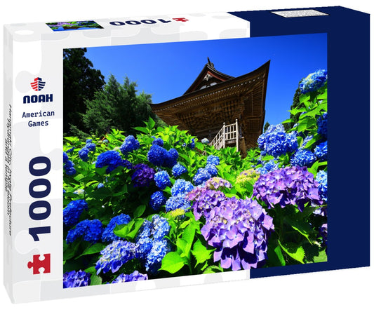 Noah Jigsaw Puzzle Hanamaki City, Iwate Prefecture Hydrangea in full bloom and a temple 1000 pieces