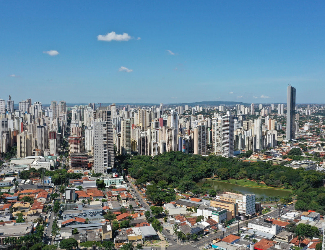 Noah Jigsaw Puzzle Aerial view of Goiania on a beautiful sunny day. Goiania, Goias, Brazil 1000 pieces
