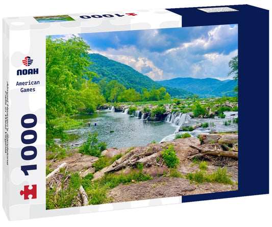 Noah Jigsaw Puzzle Almost Heaven's Sandstone Falls in West Virginia 1000 pieces