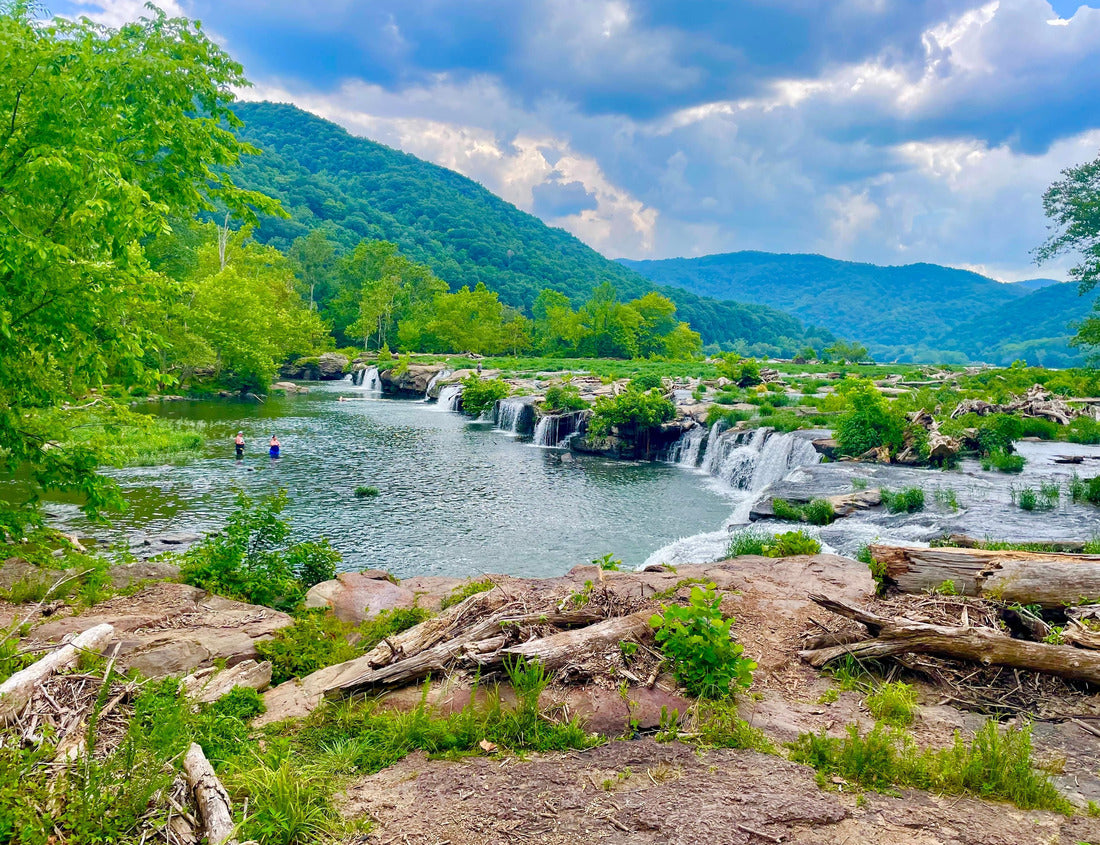 Noah Jigsaw Puzzle Almost Heaven's Sandstone Falls in West Virginia 1000 pieces