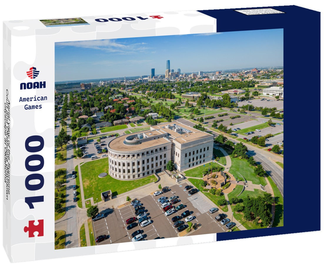 Noah Jigsaw Puzzle Aerial view of the Supreme Court and Oklahoma downtown cityscape at Oklahoma 1000 pieces