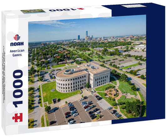 Noah Jigsaw Puzzle Aerial view of the Supreme Court and Oklahoma downtown cityscape at Oklahoma 1000 pieces