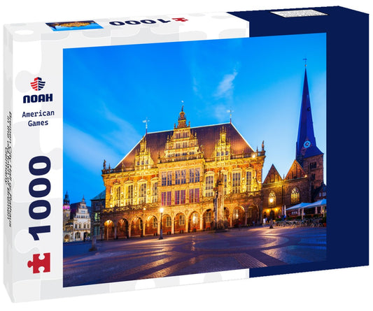 Noah Jigsaw Puzzle Bremen City Hall or Rathaus in the old town of Bremen, Germany 1000 pieces