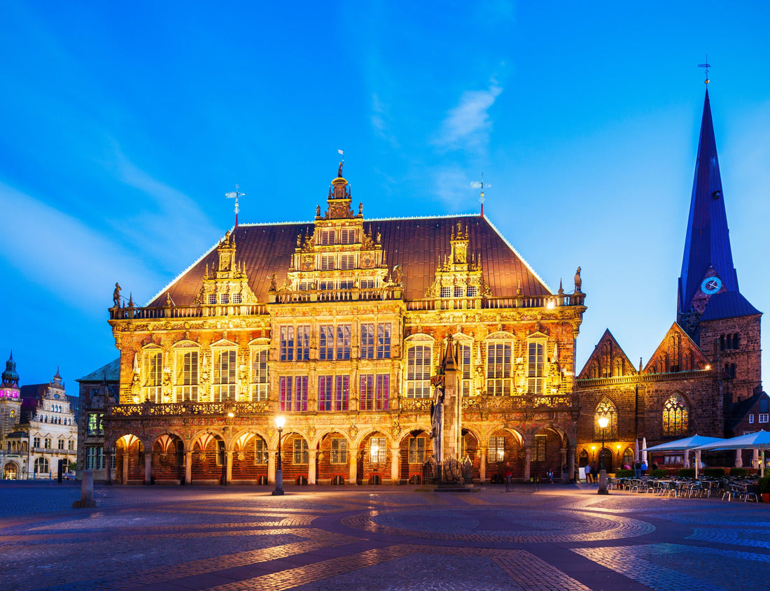 Noah Jigsaw Puzzle Bremen City Hall or Rathaus in the old town of Bremen, Germany 1000 pieces