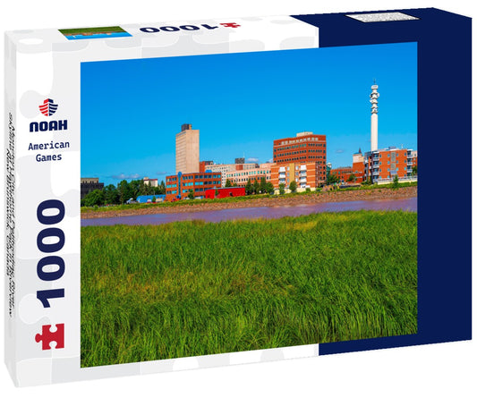 Noah Jigsaw Puzzle Moncton City and Petitcodiac River Skyline at Hawthorne Park in Riverview, New Brunswick, Canada 1000 pieces