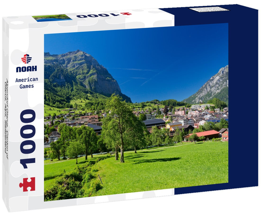 Noah Jigsaw Puzzle Alpendorf Glarus, Canton of Glarus, Alps, Switzerland 1000 pieces