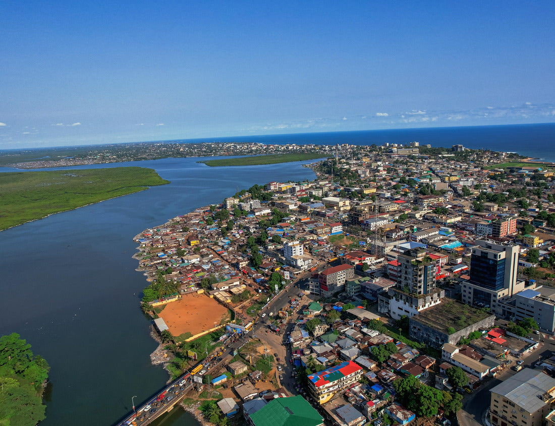 Noah Jigsaw Puzzle Amazing view of Monrovia city 1000 pieces
