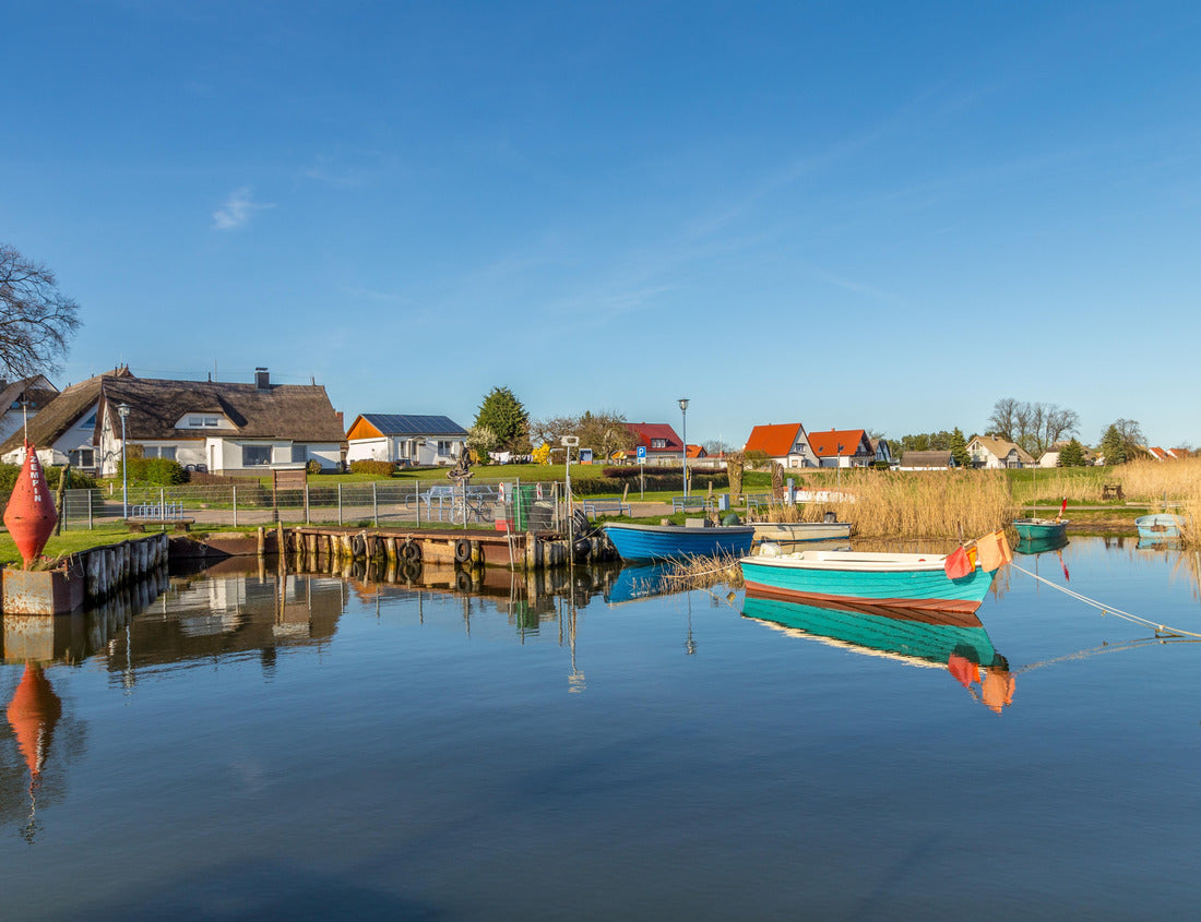Noah Jigsaw Puzzle harbor at backwater in Zempin at the baltic sea in Usedom, Germany 1000 pieces