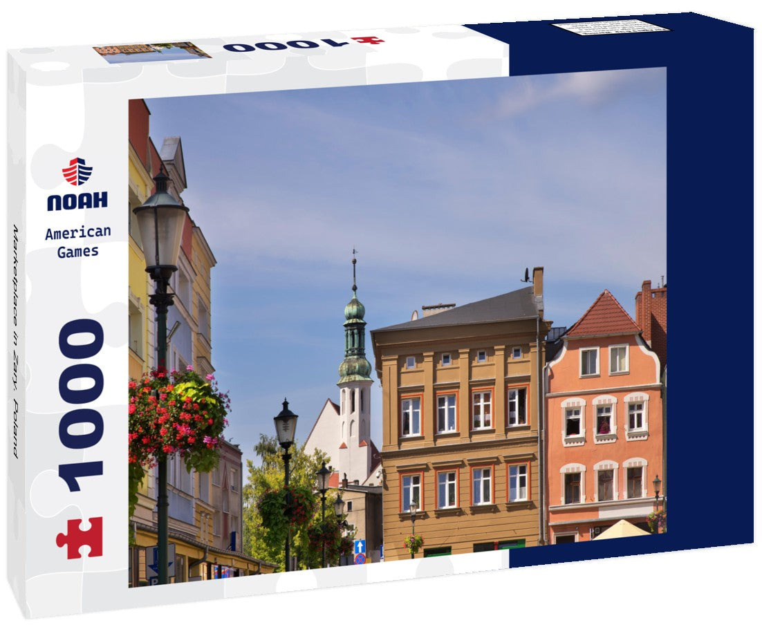 Noah Jigsaw Puzzle Marketplace in Zary. Poland 1000 pieces
