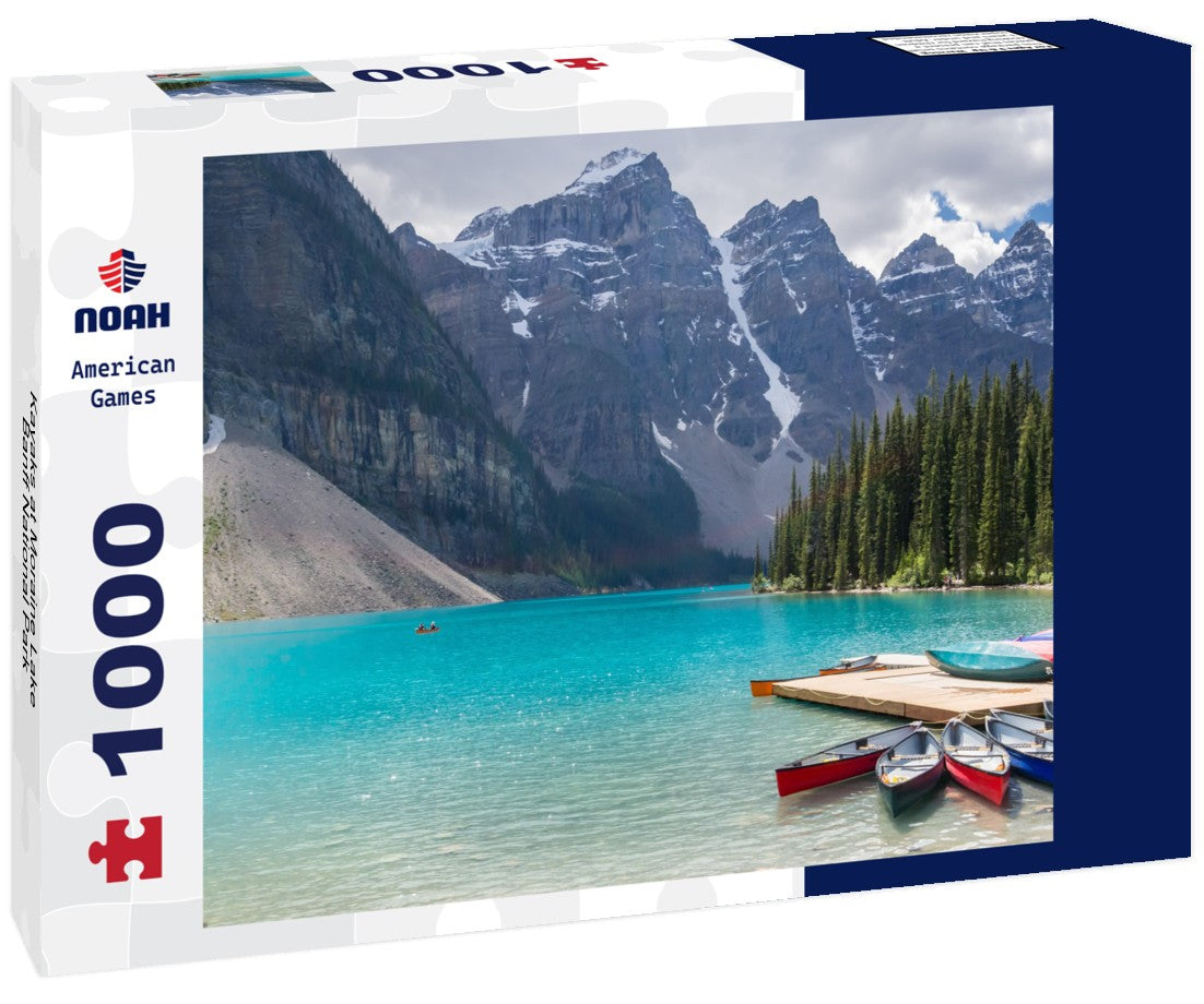 Noah Jigsaw Puzzle Kayaks at Moraine Lake, Banff National Park 1000 pieces