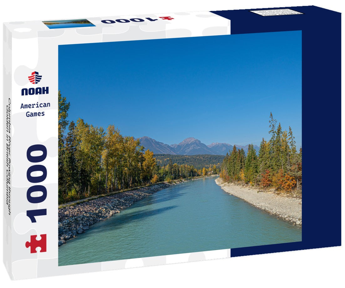 Noah Jigsaw Puzzle Columbia River flowing through Golden in British Columbia 1000 pieces