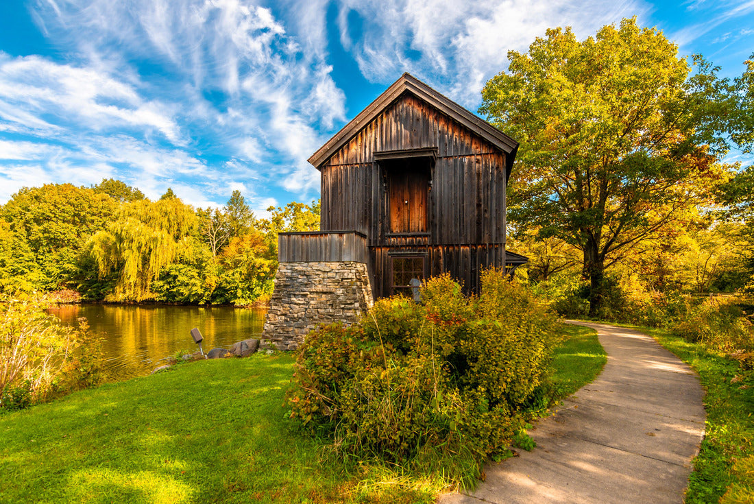 Old Watermill in Midway Village of Rockford Town, Illinois 2000pc Puzzle