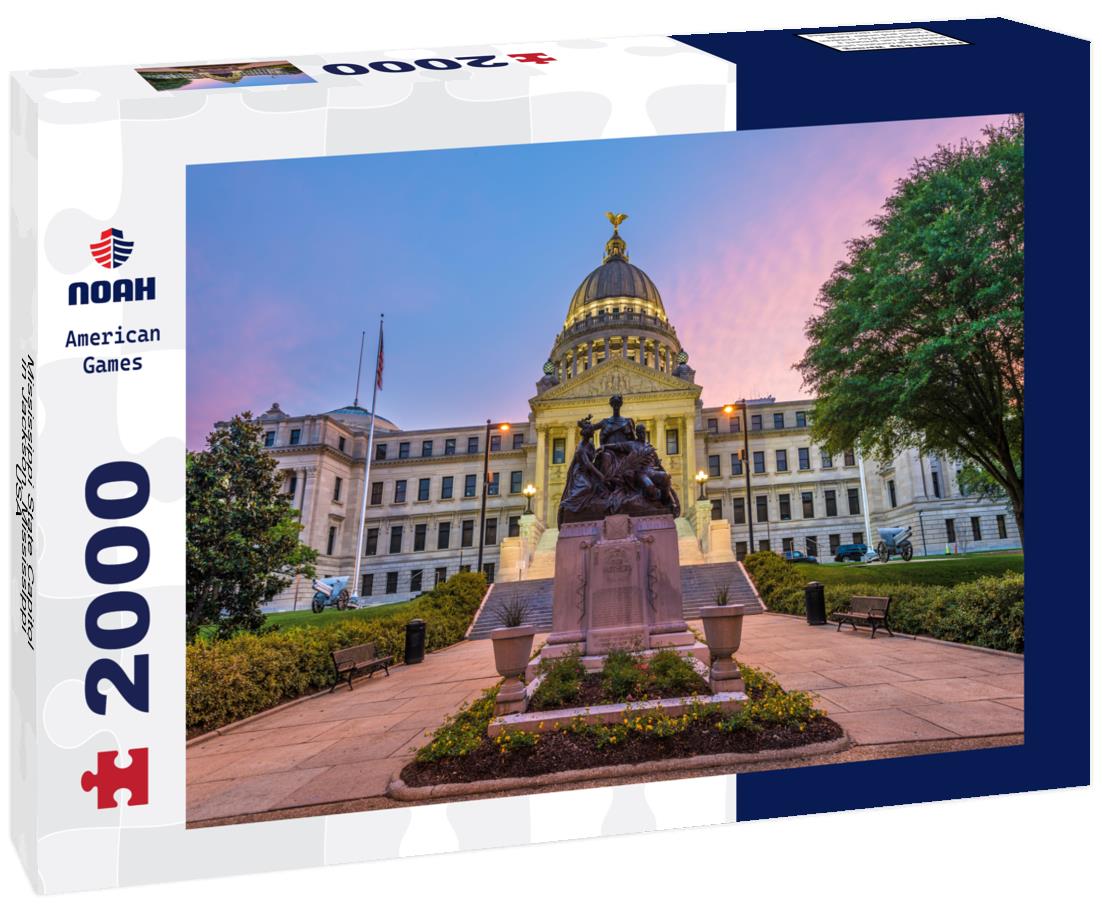 Noah Jigsaw Puzzle Mississippi State Capitol in Jackson, Mississippi, USA 2000 pieces
