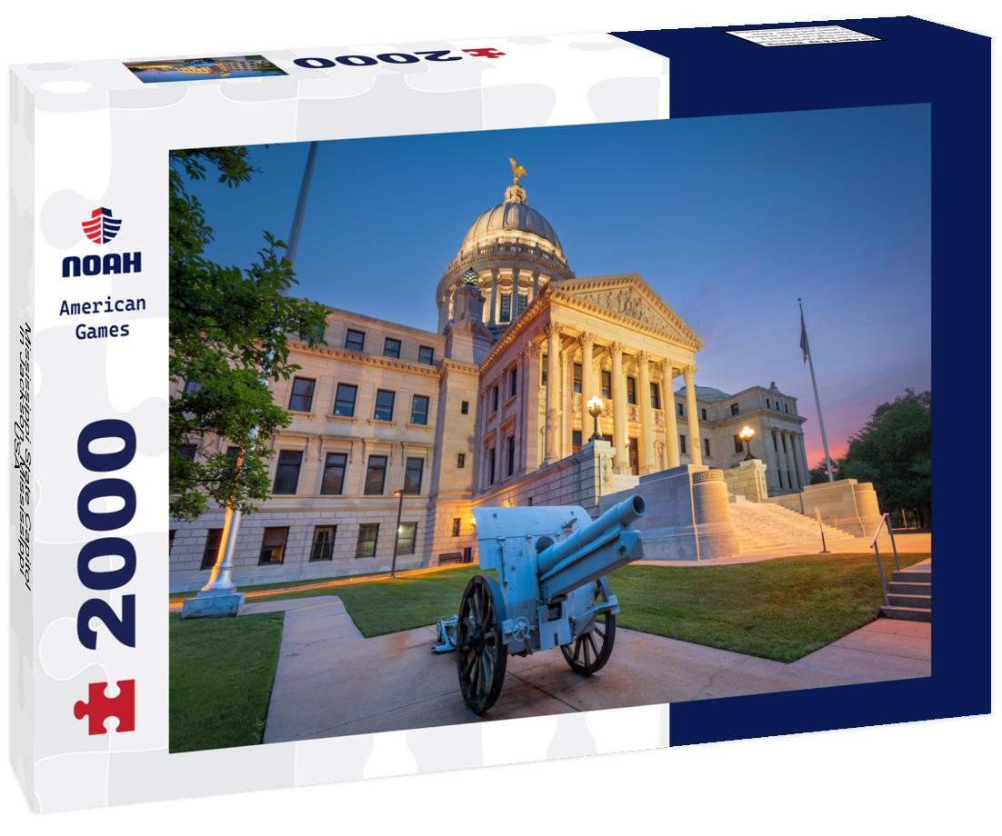 Noah Jigsaw Puzzle Mississippi State Capitol in Jackson, Mississippi, USA 2000 pieces