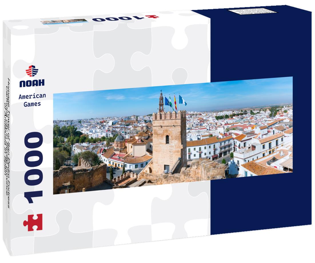 Noah Jigsaw Puzzle Homage Tower of San Pedro Fortress Carmona city in Seville province of Andalusia in Spain Panorama 1000 Pieces