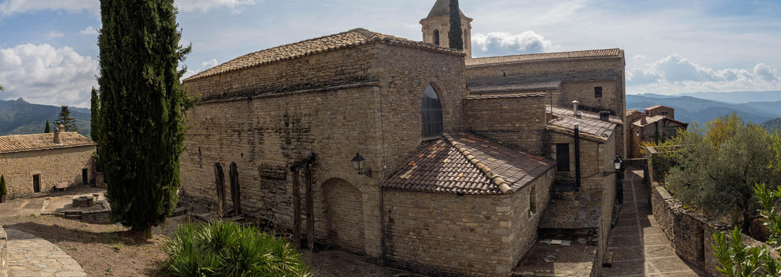 Noah Jigsaw Puzzle Blue sky with clouds in Roda de Isábena, Aragon, Spain Panorama 1000 Pieces