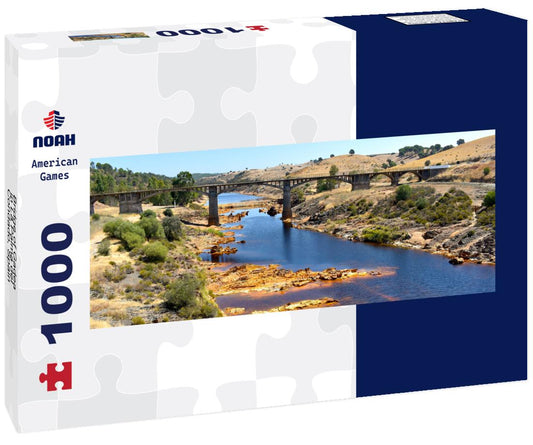 Noah Jigsaw Puzzle Bridge of Gadea in La Palma del Condado, Spain Panorama 1000 Pieces