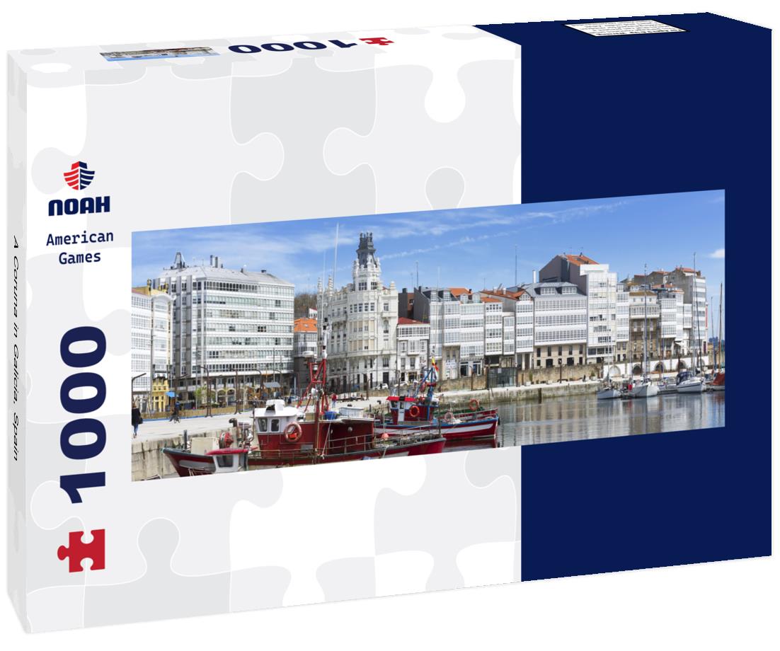 Noah Jigsaw Puzzle A Coruna in Galicia, Spain Panorama 1000 Pieces