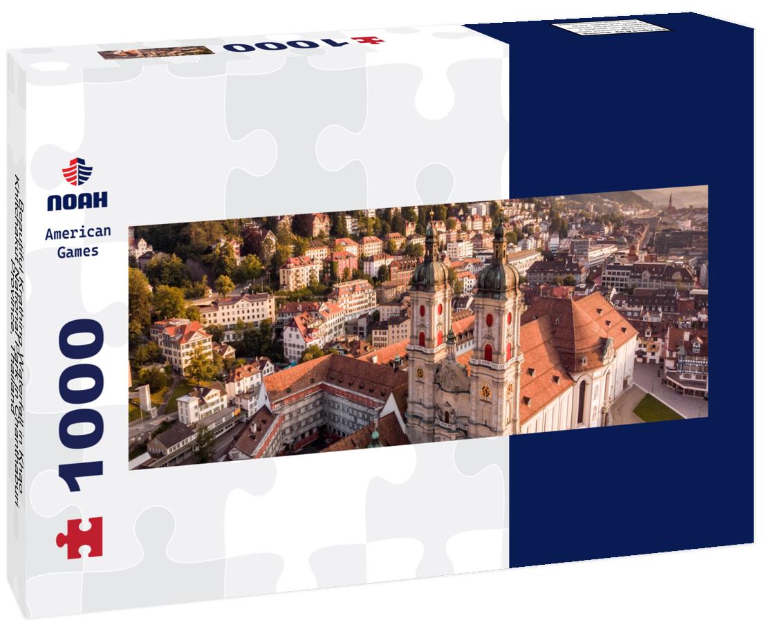 Noah Jigsaw Puzzle Beautiful Krathing Waterfall in Khao Khitchakut National Park in Chanthaburi Province, Thailand Panorama 1000 Pieces