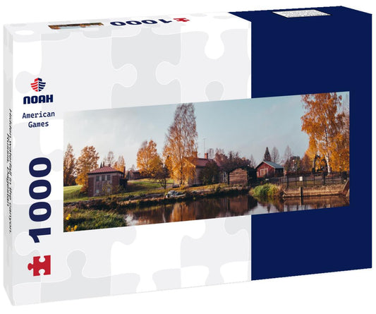 Noah Jigsaw Puzzle Hidden waterfall in the canyon. Russia, Dagestan Panorama 1000 Pieces