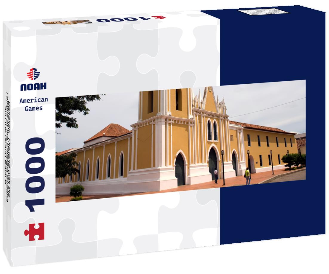 Noah Jigsaw Puzzle Bangkok, Thailand with the Temple of the Emerald Buddha and the Grand Palace Panorama 1000 Pieces