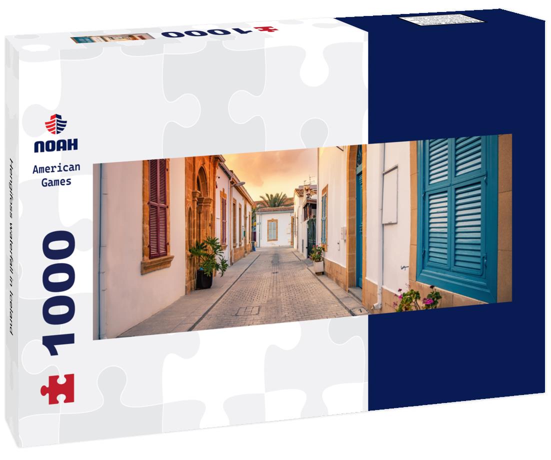 Noah Jigsaw Puzzle Hengifoss waterfall in Iceland Panorama 1000 Pieces