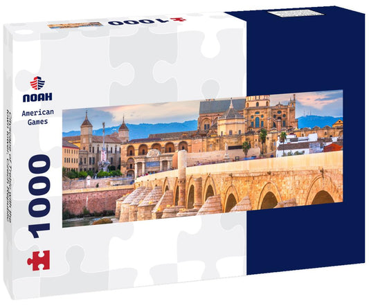 Noah Jigsaw Puzzle Cityscape of Trebic with the town tower, Czech Republic Panorama 1000 Pieces