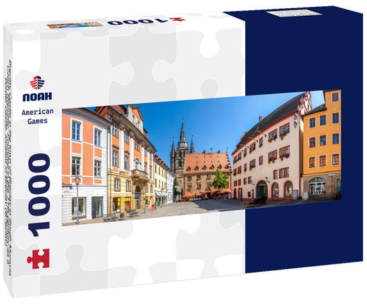 Noah Jigsaw Puzzle Breclav Castle in the town of Breclav in South Moravia, Czech Republic. Founded in the 11th century as a border castle, located in Breclav (Breclav) Panorama 1000 Pieces
