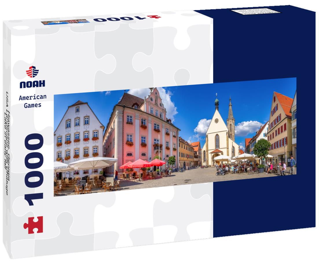 Noah Jigsaw Puzzle Hiawassee, Georgia, USA Landscape with Chatuge Lake in early fall Panorama 1000 Pieces