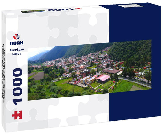 Noah Jigsaw Puzzle Gorge with Granni waterfall. Waterfall in a narrow gorge in the Thjorsardalur valley in Iceland Panorama 1000 Pieces