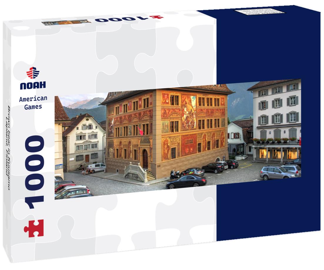 Noah Jigsaw Puzzle Brown bear in Kuusamo, Lapland, Finland Panorama 1000 Pieces