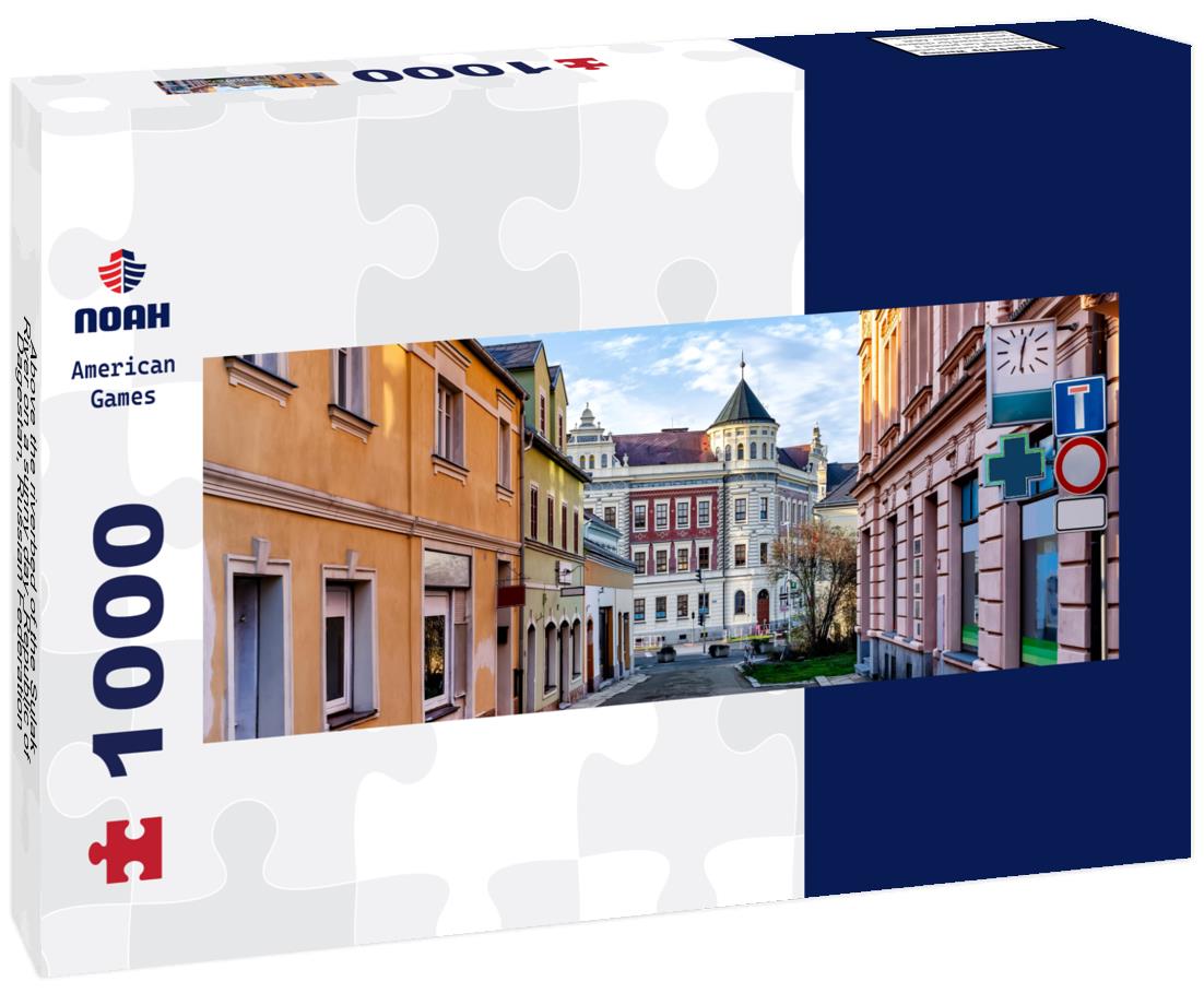 Noah Jigsaw Puzzle Above the riverbed of the Sulak River on a sunny day. Republic of Dagestan, Russian Federation Panorama 1000 Pieces