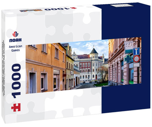 Noah Jigsaw Puzzle Above the riverbed of the Sulak River on a sunny day. Republic of Dagestan, Russian Federation Panorama 1000 Pieces