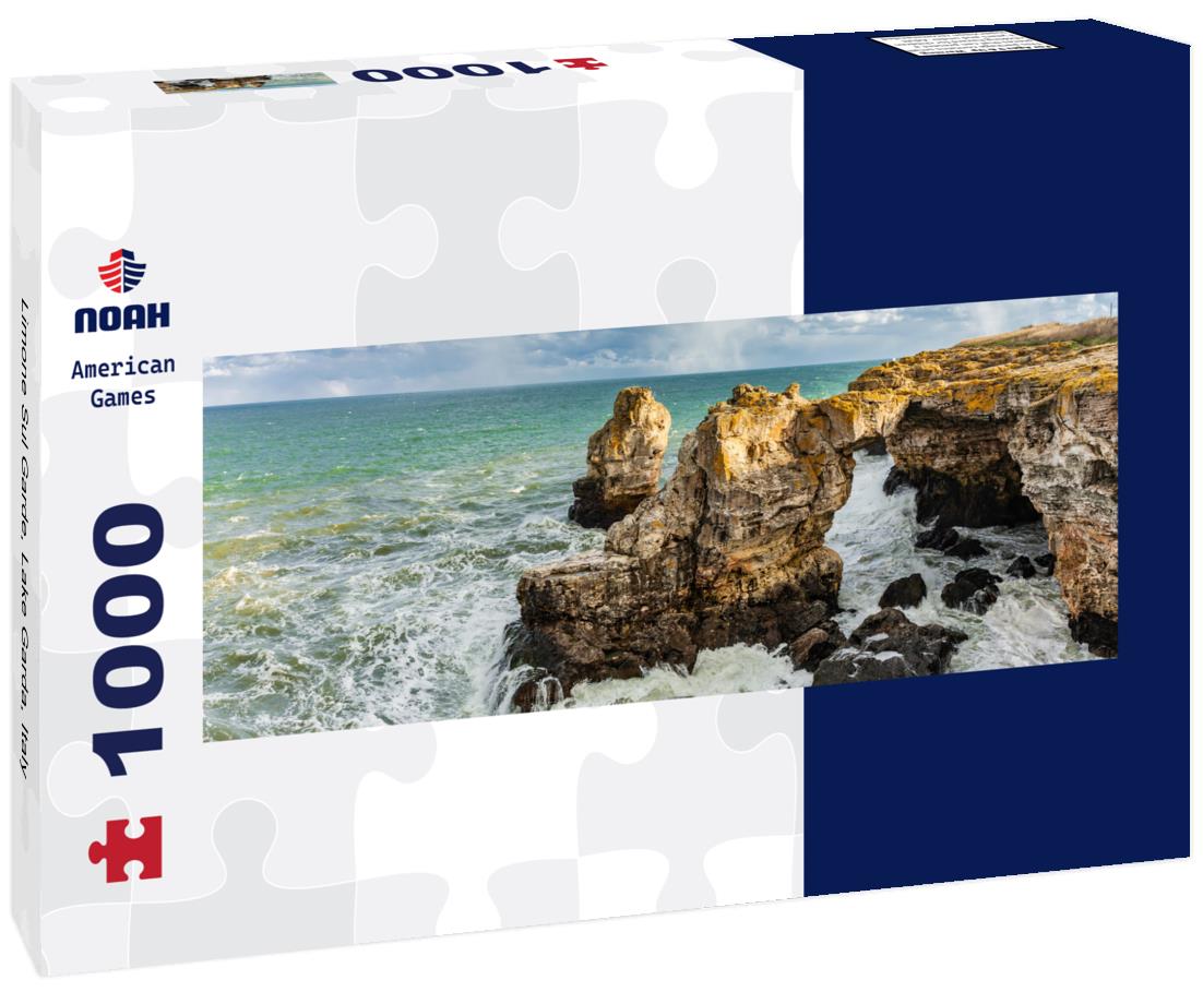 Noah Jigsaw Puzzle Limone Sul Garde, Lake Garda, Italy Panorama 1000 Pieces