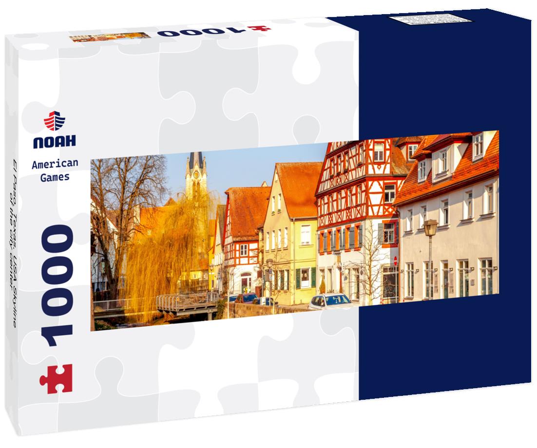 Noah Jigsaw Puzzle El Paso, Texas, USA Skyline of the city center Panorama 1000 Pieces