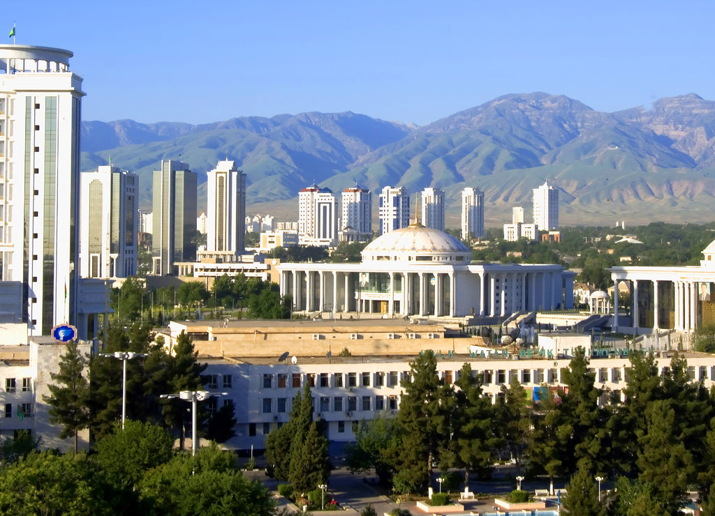Administrative and residential buildings, Ashgabat, Turkmenistan