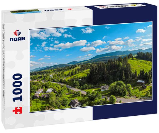 Mighty mountains in Ukraine. Summer Chornohora mountain ridge view from Vesnjarka plateau, Carpathian, Ukraine