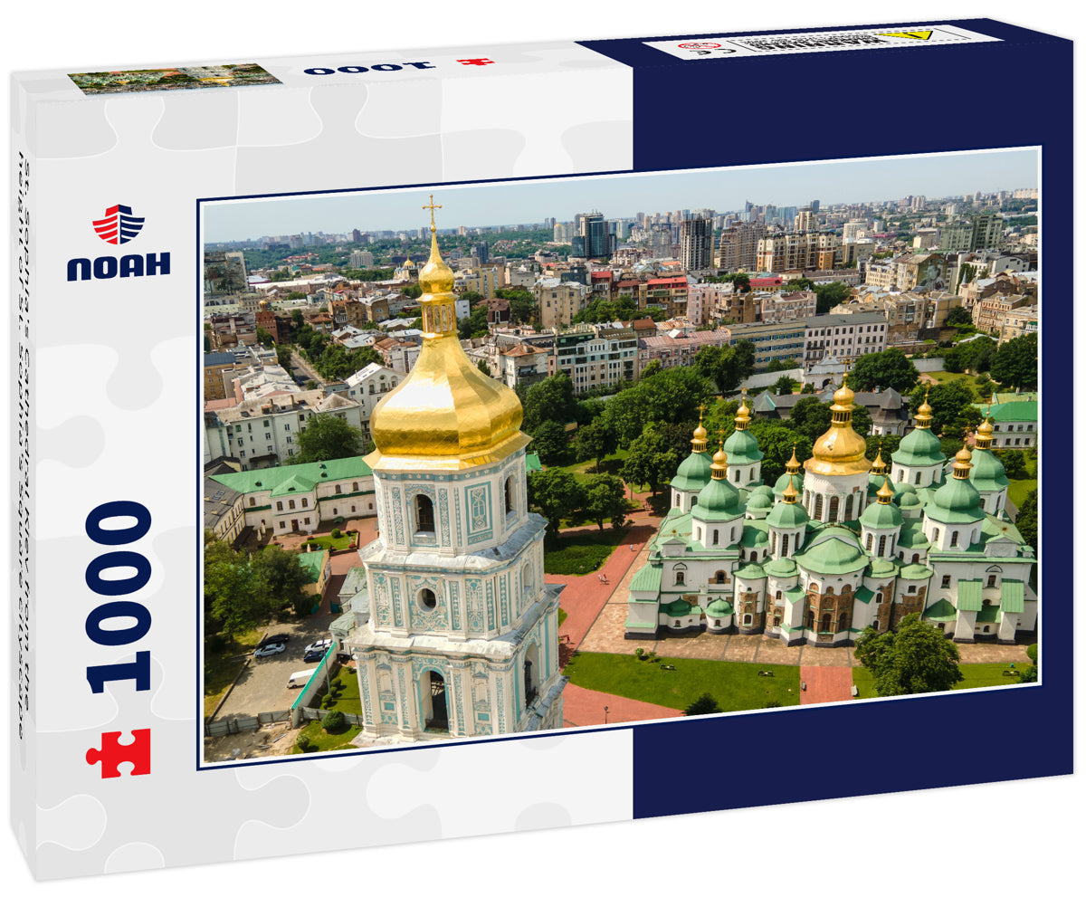 St. Sophia's Cathedral Kiev from the height of St. Sophia's Square cityscape