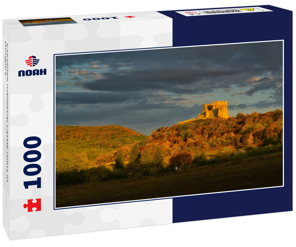 Csesznek medieval castle ruins in Hungary