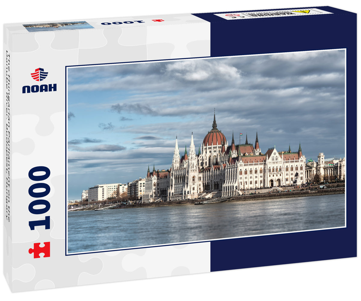 The Hungarian Parliament on the Danube River. Budapest, Hungary