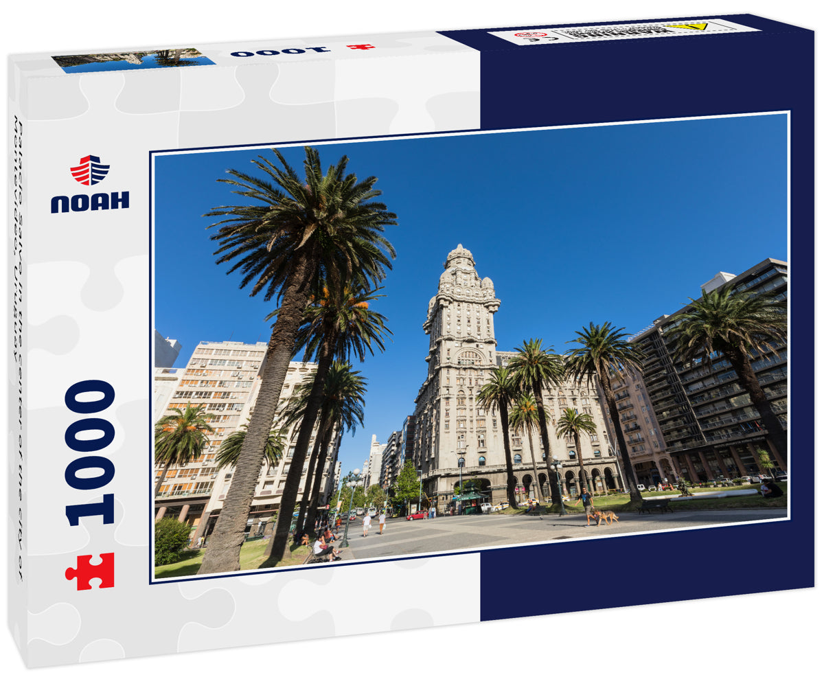 Palacio Salvo in the center of the city of Montevideo, Uruguay