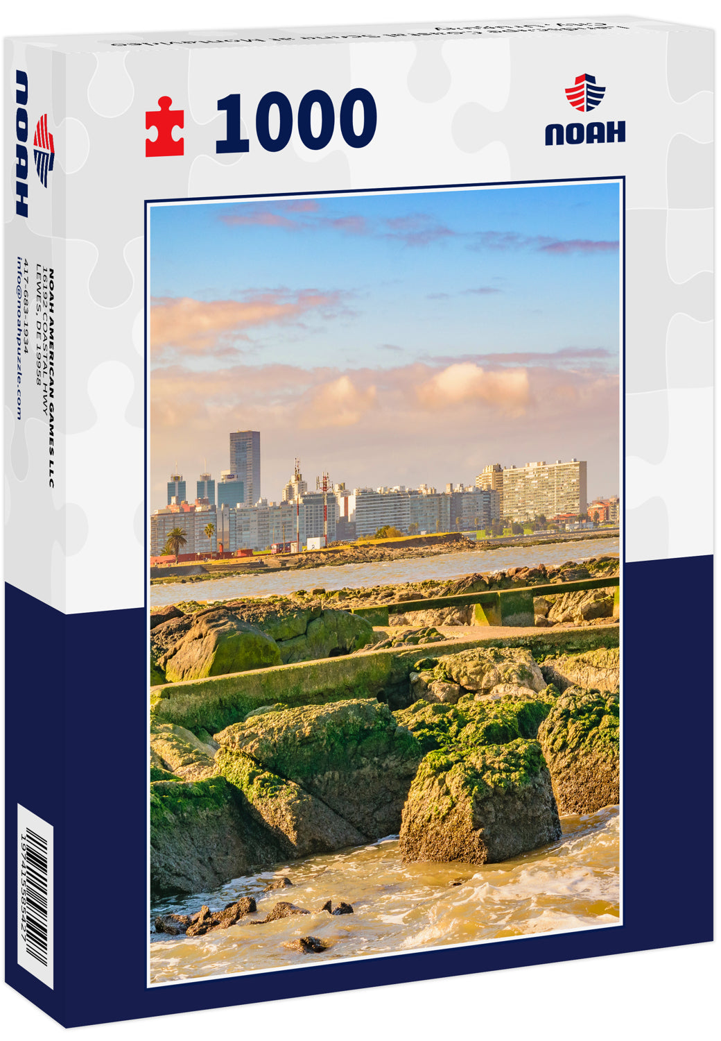 Landscape Coastal Scene at Montevideo City, Uruguay