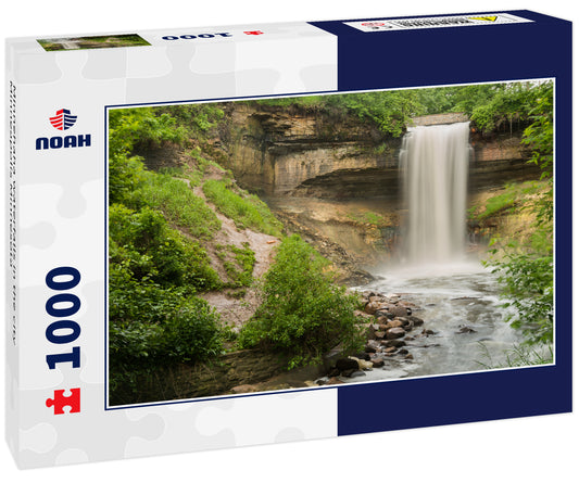 Minnehaha waterfalls in the city Minneapolis Minnesota