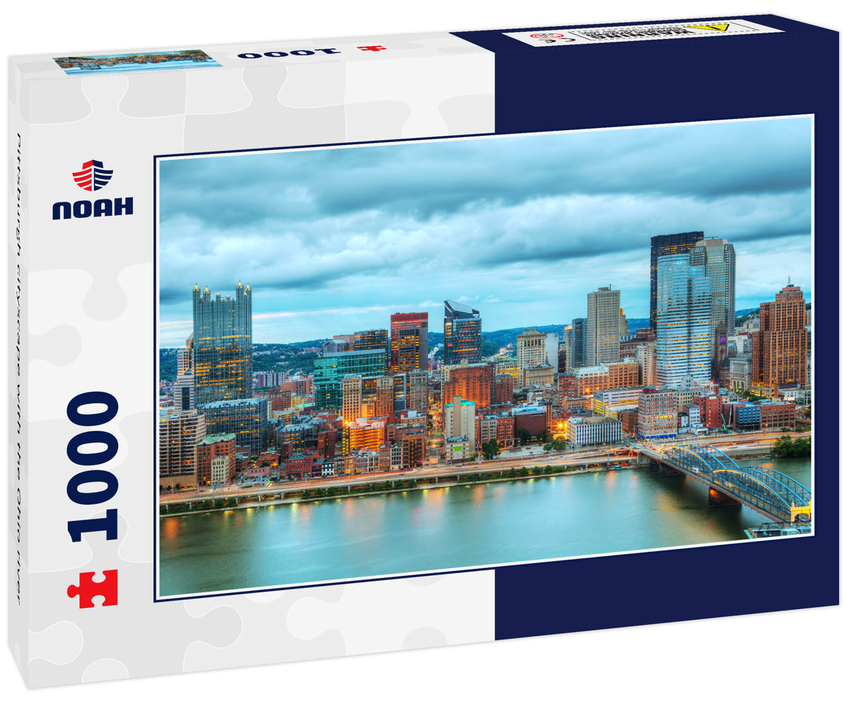 Pittsburgh cityscape with the Ohio river