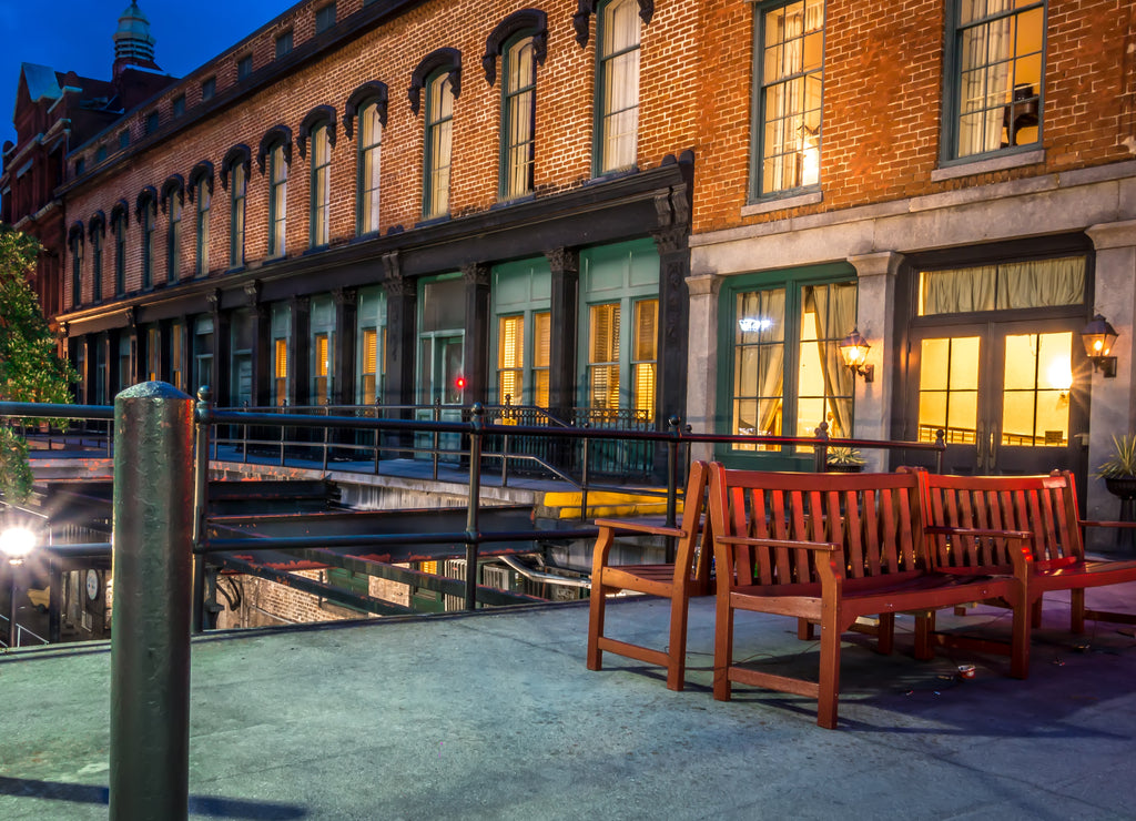 River Street in Savannah Georgia