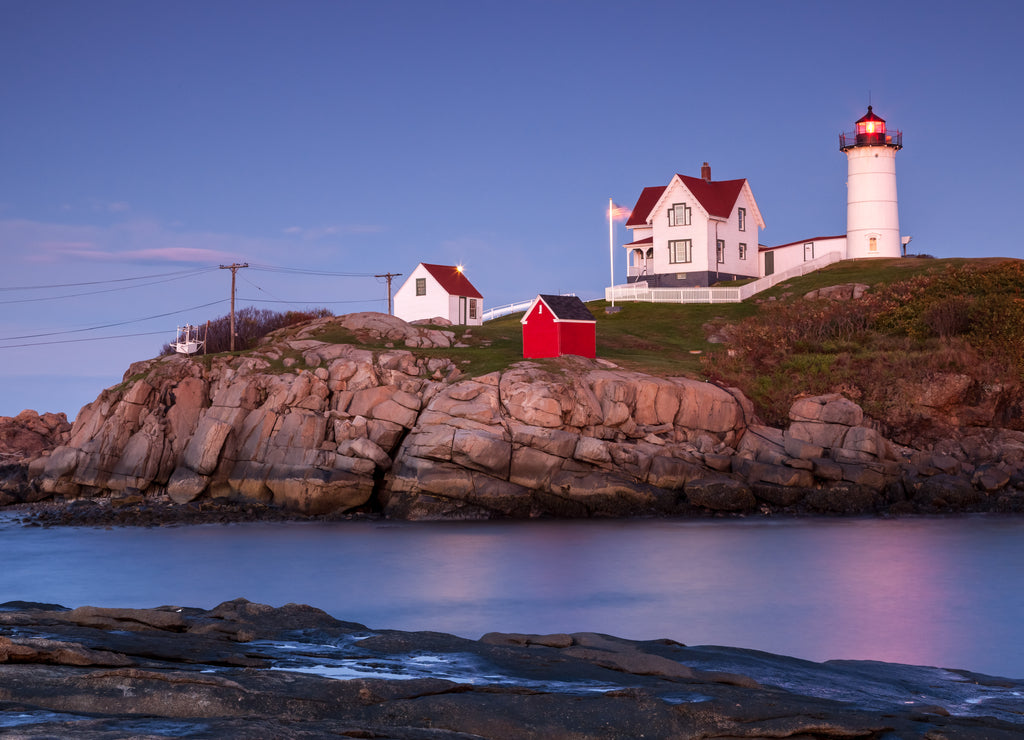 Nubble Lighthouse, Cape Neddick, Maine, USA